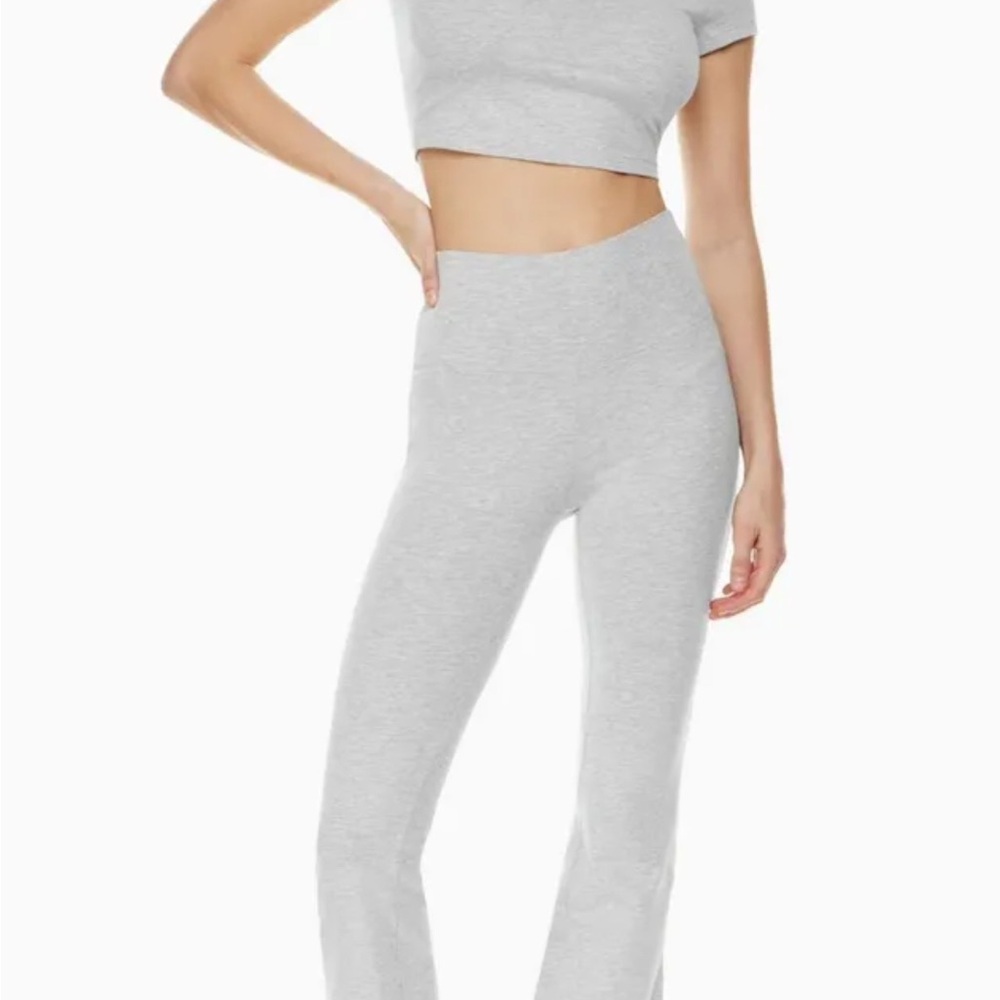 Aritzia Gray Boot Cut Flare Pants